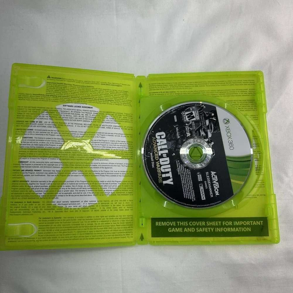 Call of Duty: Advanced Warfare (Microsoft Xbox 360, 2014)